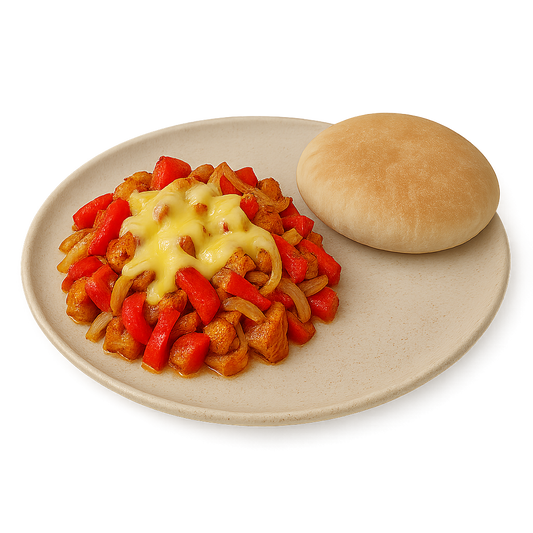 Broodje Kipstukjes speciaal + kaas (#72)