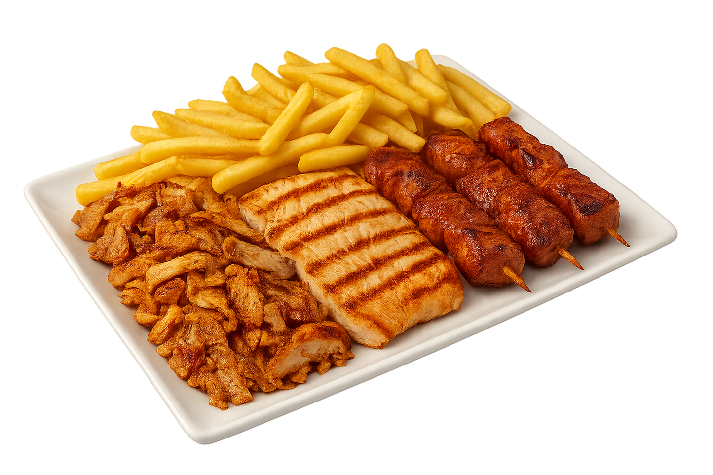 Kipfilet, Kebab & Sjasliek (#102)