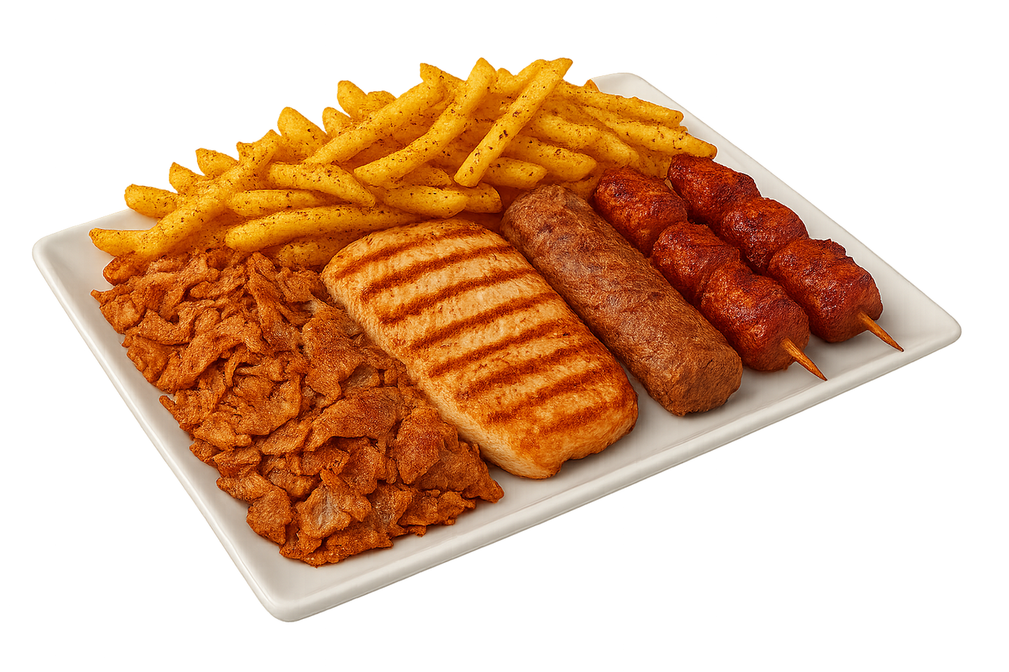 Shoarma, Kipfilet, Kebab & Sjasliek (#103)