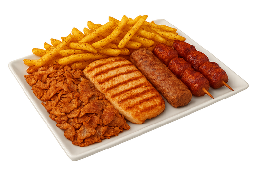 Shoarma, Kipfilet, Kebab & Sjasliek (#103)